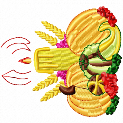 Pumpkin Embroidery Design 12 Pumpkin Embroidery Design 12
